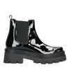Schwarze Chelsea Boots aus Lackleder