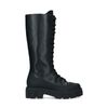 Schwarze Schnürstiefel mit hohem Schaft