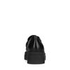Schwarze Loafer mit chunky Sohle