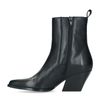 Schwarze Western Boots aus Leder