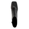 Schwarze Stiefeletten mit Blockabsatz