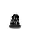 Schwarze Leder-Loafer