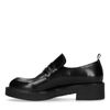 Schwarze Leder-Loafer