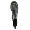 Chunky Chelsea Boots mit grüner Sohle