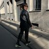 Chunky Chelsea Boots mit grüner Sohle