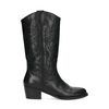 Schwarze Western Boots aus Leder