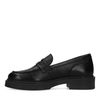 Schwarze Penny Loafer aus Leder