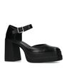 Schwarze Pumps mit Plateausohle