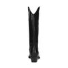 Schwarze Cowboystiefel aus Leder mit Krokomuster - limited edition