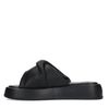 Schwarze Plateausandalen