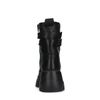 Schwarze Schnürboots aus Leder