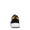 Schwarze Dad-Sneaker mit Leopardenmuster