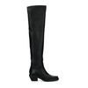 Schwarze Sock Boots mit hohem Schaft