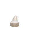 Offwhite Sneaker mit Jutesohle