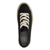 Dunkelblaue Sneaker mit Jutesohle