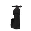 Schwarze Pumps mit Plateausohle