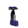 Lilafarbene Riemchenpumps aus Satin