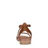 Cognacfarbene Sandalen mit Schnalle