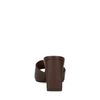 Dunkelbraune Mules mit Absatz