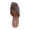 Dunkelbraune Mules mit Absatz