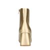 Goldfarbene Stiefeletten mit Blockabsatz