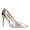 Goldfarbene Metallic-Pumps