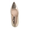 Goldfarbene Metallic-Pumps