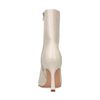 Offwhite Stiefeletten mit Kitten Heel und Krokomuster