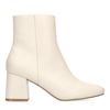 Offwhite Stiefeletten mit Blockabsatz