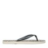 Schwarze Sandalen mit Gepardenmuster