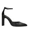 Schwarze Pumps mit Knöchelriemchen