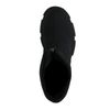 Schwarze Biker Boots in Puffer-Optik
