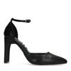 Schwarze Riemchenpumps