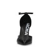 Schwarze Riemchenpumps