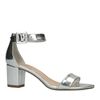 Minimal-Sandalen metallic-silber