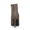 Goldene Metallic-Stiefeletten mit Absatz