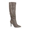 Hohe goldfarbene Stiefel mit Glitzer