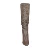 Hohe goldfarbene Stiefel mit Glitzer