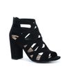 Offene schwarze Pumps