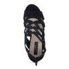 Offene schwarze Pumps