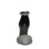 Silberne Pumps mit Glitzer