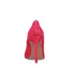 Roséfarbene Veloursleder-Pumps