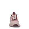 Rosa Dad-Sneaker aus Veloursleder