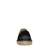Schwarze Veloursleder-Espadrilles