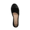 Schwarze Veloursleder-Espadrilles
