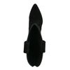 Schwarze Western Boots aus Veloursleder