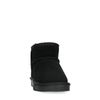 Schwarze Stiefeletten mit Wollfutter