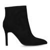 Schwarze Stiefeletten mit Pfennigabsatz