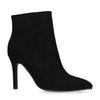 Schwarze Stiefeletten mit Pfennigabsatz