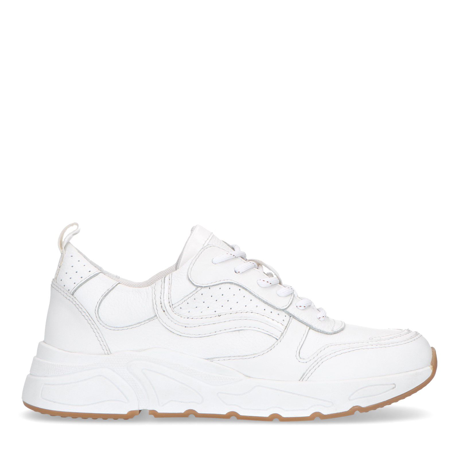 Tamaris Dames Sneakers | Leren Sneaker Cognac ~ Jana Marsh